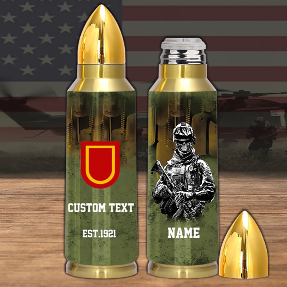 Veteran Bullet Tumbler Division 407th Forward Support, Army Tumbler, Bullet Tumbler, Military Tumbler, Dad Gift