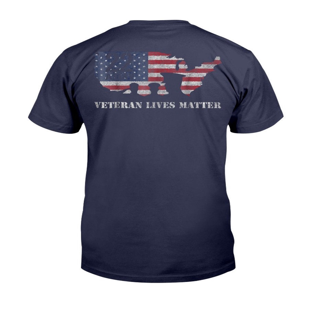 Veteran T Shirt, 22 A Day Veteran Lives Matter Suicide Awareness T-Shirt, Veterans Day Shirts