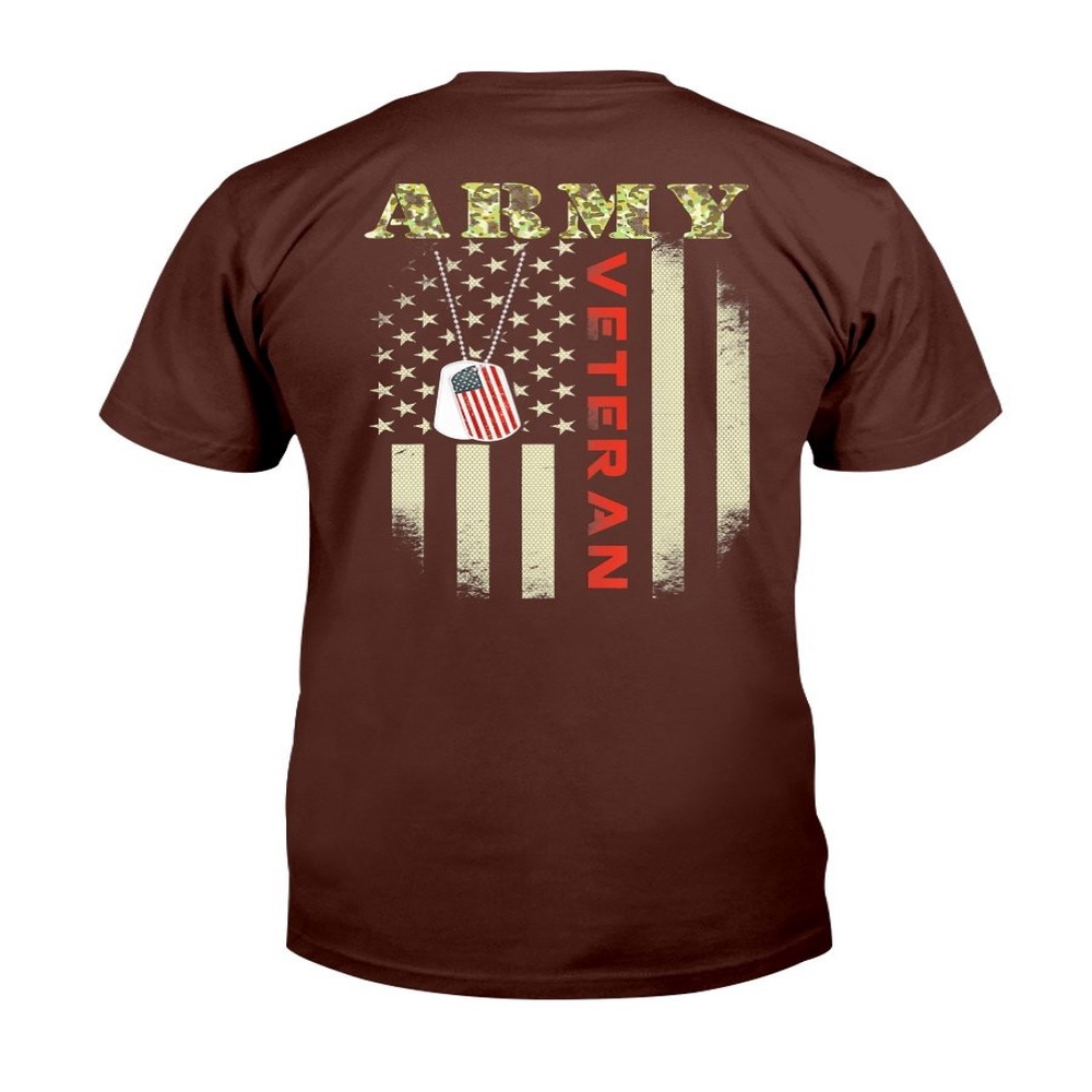 Veteran T Shirt, American Flag – Proud Us Army Veteran T-Shirt, Veterans Day Shirts