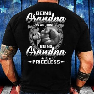 Veteran T Shirt, Being Grandpa Is An…