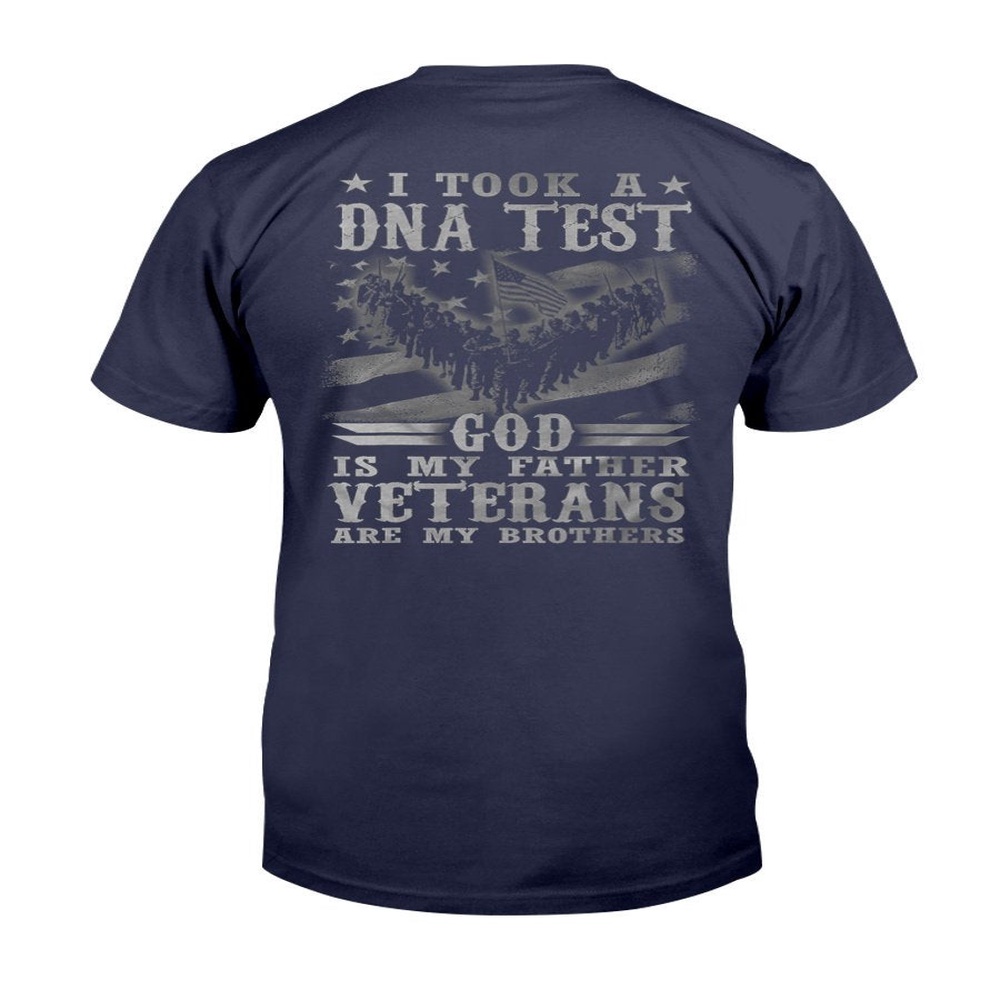 Veteran T Shirt, God Is My Father Veterans Are My Brothers Veteran T-Shirt, Veterans Day Shirts