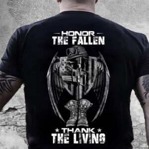 Veteran T Shirt, Honor The Fallen Thank…