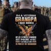 Veteran T Shirt, I'm A Grumpy Veteran Grandpa I Would Do To Protect My Grandkids Premium T-shirt, Veterans Day Shirts