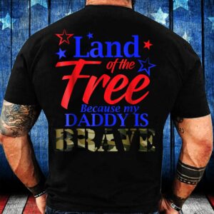 Veteran T Shirt, Land Of The Free…