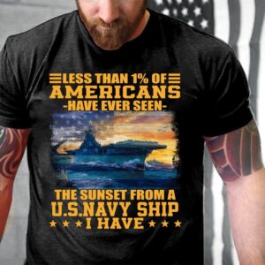 Veteran T Shirt, Less Than 1 Of…