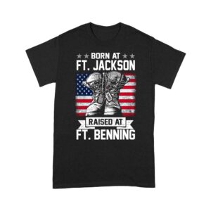 Veteran T Shirt Personalized Veteran Shirt Born At Ft. Jackson Raised At Ft. Benning Personalized Gift T Shirt Veterans Day Shirts 2 riwvkt.jpg