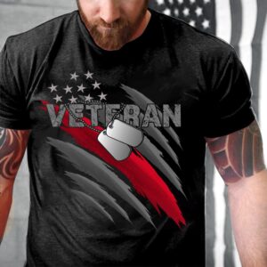 Veteran T Shirt, Proud U.S. Veteran Gift…