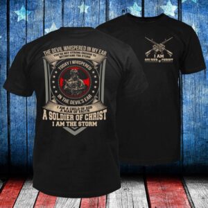 Veteran T Shirt, The Devil Whispered In…