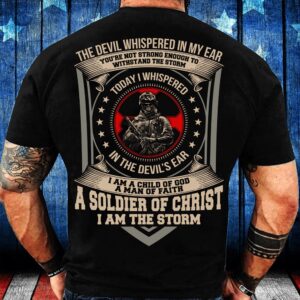Veteran T Shirt, The Devil Whispered In…