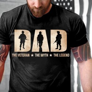 Veteran T Shirt, The Veteran Dad The…