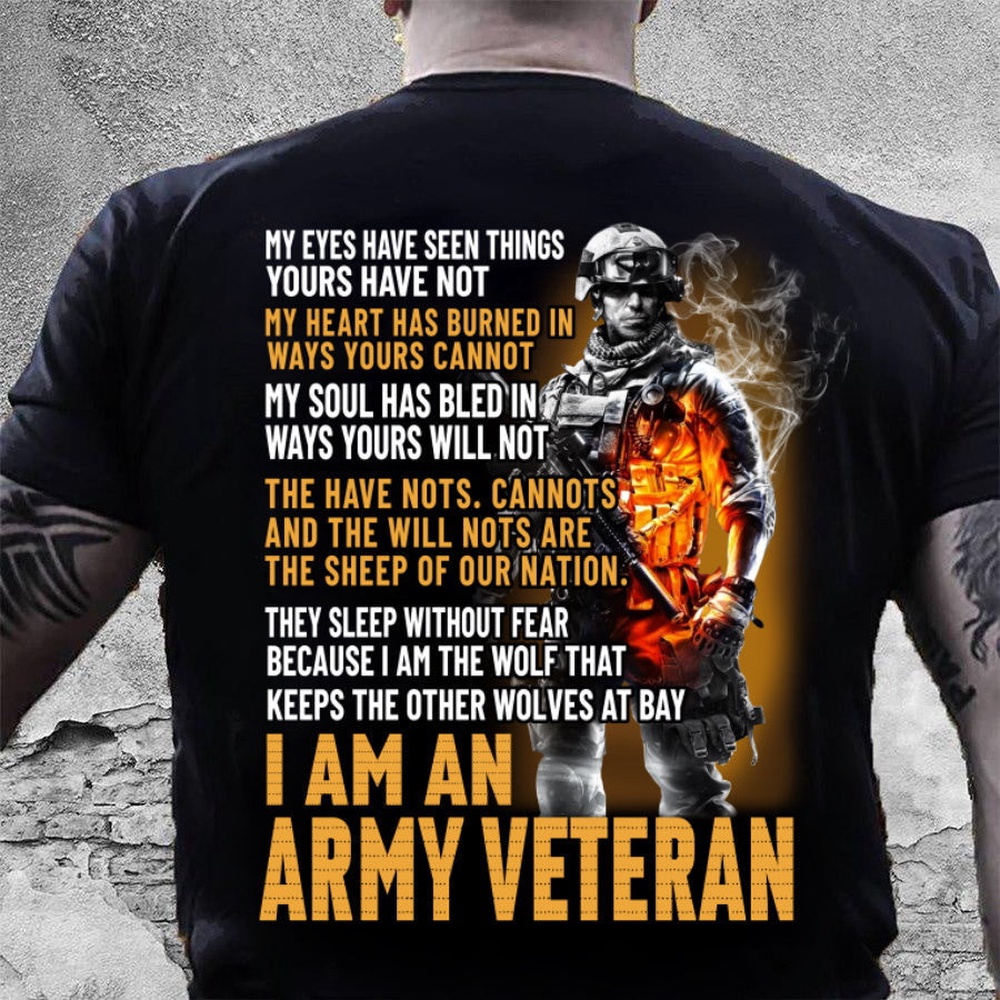 Veteran T Shirt, US Army Shirt I Am An Army Veteran T-Shirt, Veterans Day Shirts