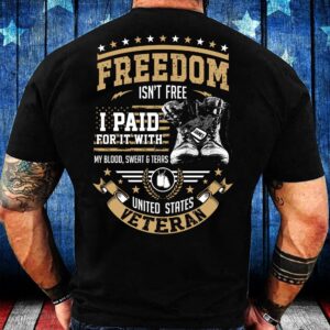 Veteran T Shirt, Veteran Custom Shirt Freedom…