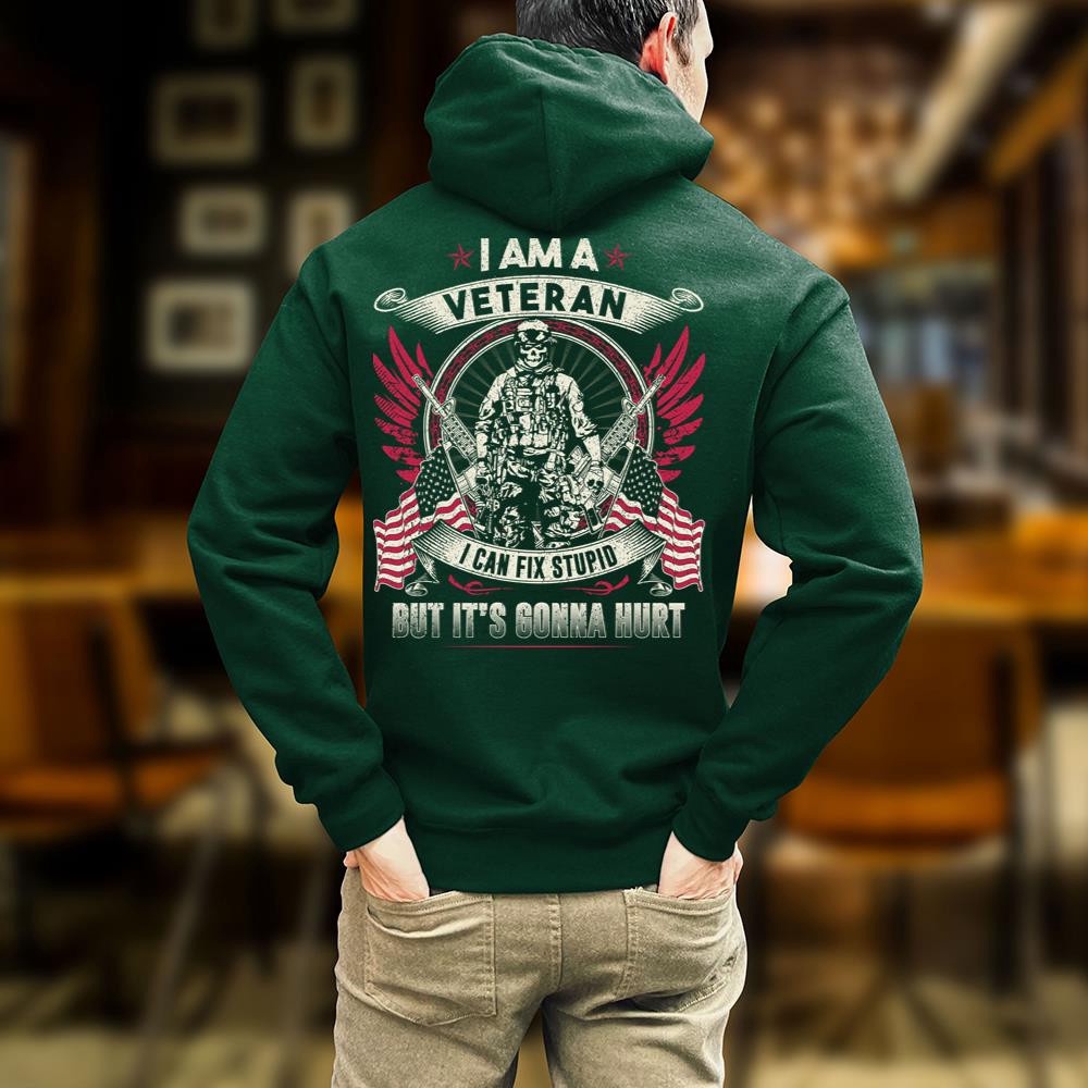 Veteran T Shirt, Veteran I Can Fix Stupid T-Shirt, Veterans Day Shirts
