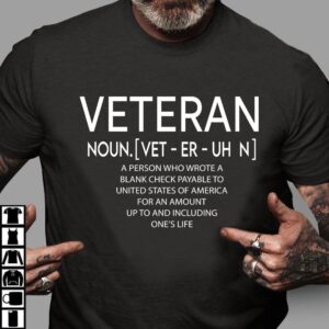 Veteran T Shirt, Veteran Noun Shirt Veterans…