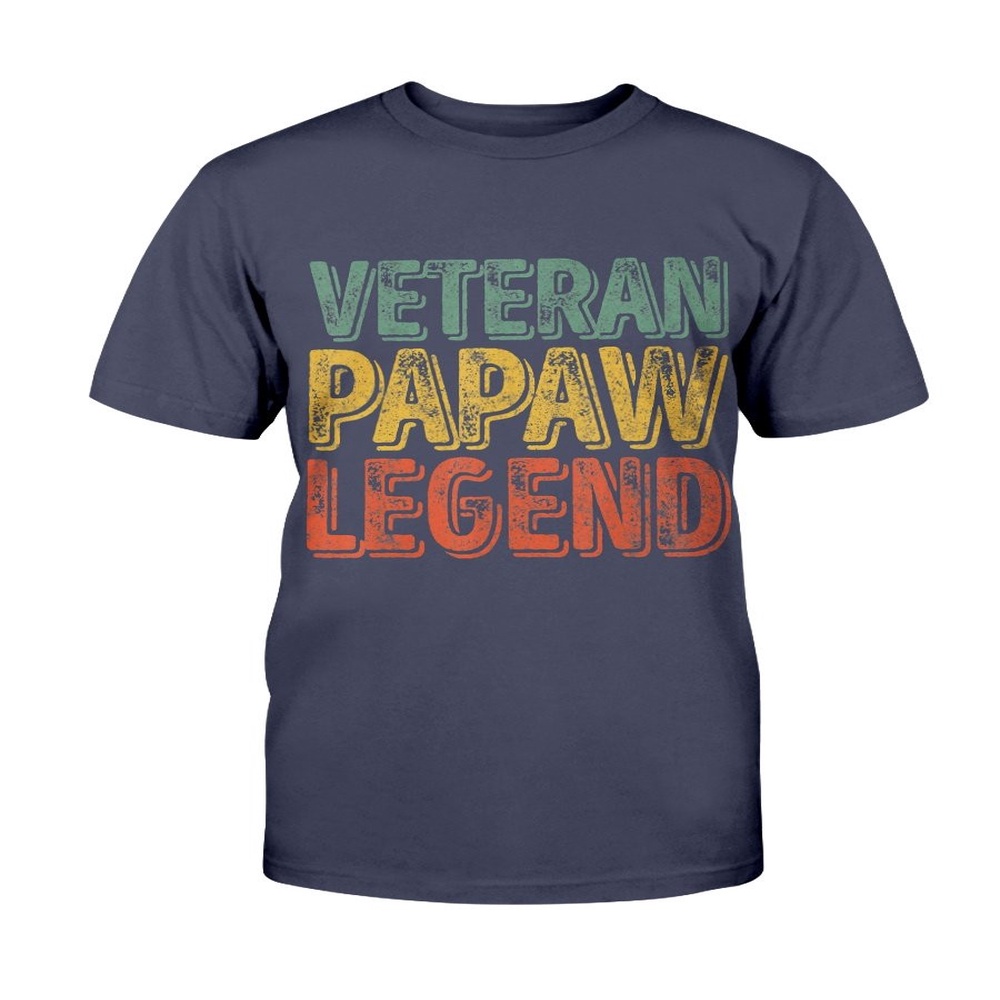 Veteran T Shirt, Veteran Papaw Legend T-Shirt, Veterans Day Shirts
