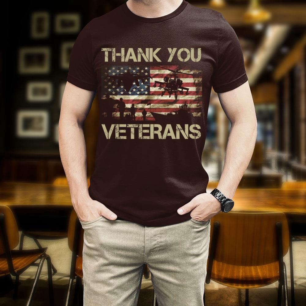Veteran T Shirt, Veteran Shirt Thank You Veteran T-Shirt, Veterans Day Shirts