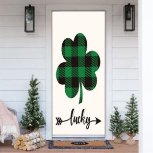 Welcome St Patrick’s Day Shamrock Clover Door…