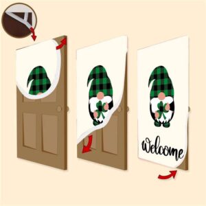Welcome St Patricks Day Gnomes Door Cover St Patrick s Day Door Cover St Patrick s Day Door Decor 3 jj7qpa.jpg