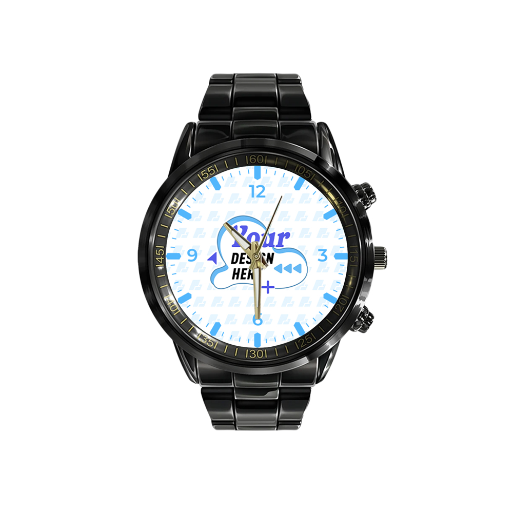 Black Stainless Steel Watch
