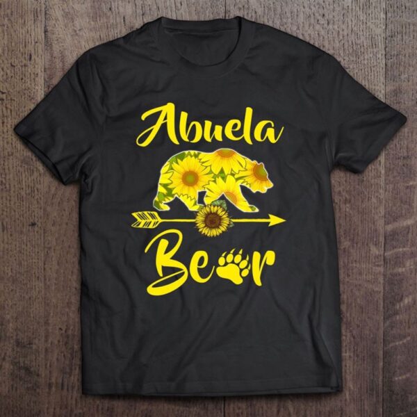 Abuela Bear Sunflower Gift Funny Mothers Day Mom And Aunt T-Shirt, Mother’s Day Shirts, T Shirt For Mom