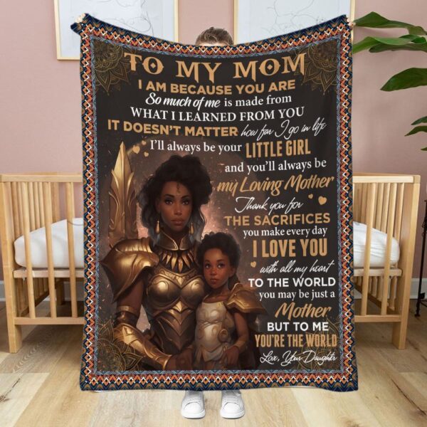 African American Thanks For The Sacrifices You Make Every Day Blanket, Blankets For Mothers Day