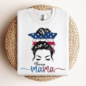 All American Mama Sweatshirt, Mother Sweatshirt, Sweatshirt…