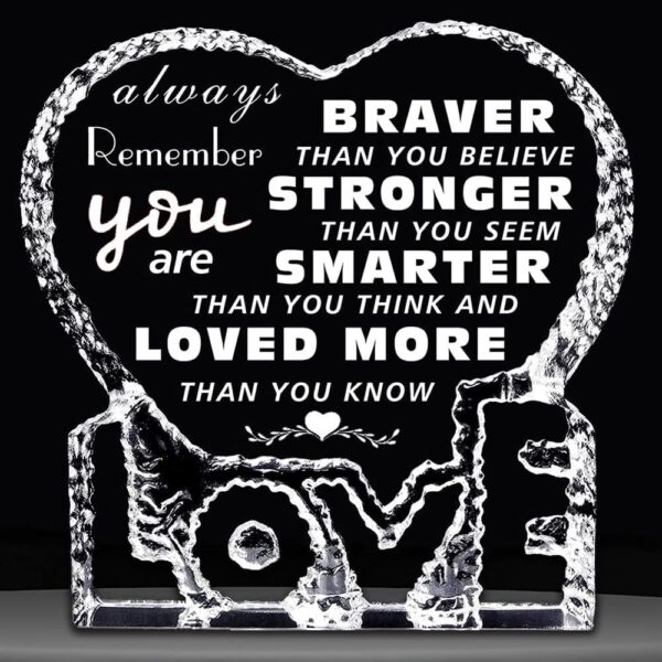 Always Remember You Are Heart Crystal, Mother Day Heart, Mother’s Day Gifts