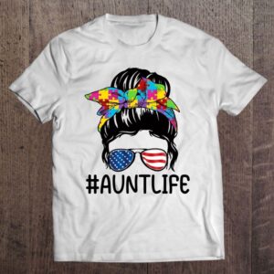 Aunt Life Autism Awareness Mother’s Day Auntie…