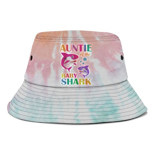 Auntie Of The Baby Birthday Shark Auntie Shark Mothers Day Bucket Hat, Mother Day Hat, Mother’s Day Gifts