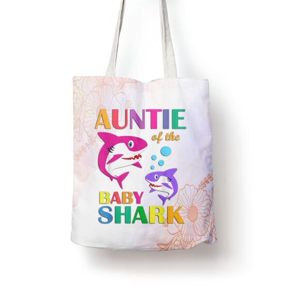 Auntie Of The Baby Birthday Shark Auntie Shark Mothers Day Tote Bag, Mom Tote Bag, Tote Bags For Moms, Mother’s Day Gifts