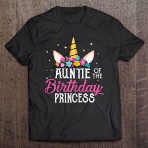 Auntie Of The Birthday Princess Mother Girl…
