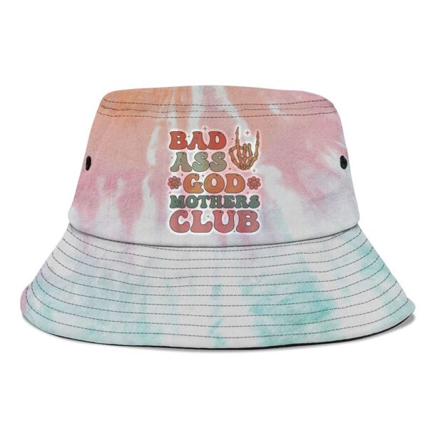 Bad Ass Godmothers Club Funny Mothers Day Bucket Hat, Mother Day Hat, Mother’s Day Gifts