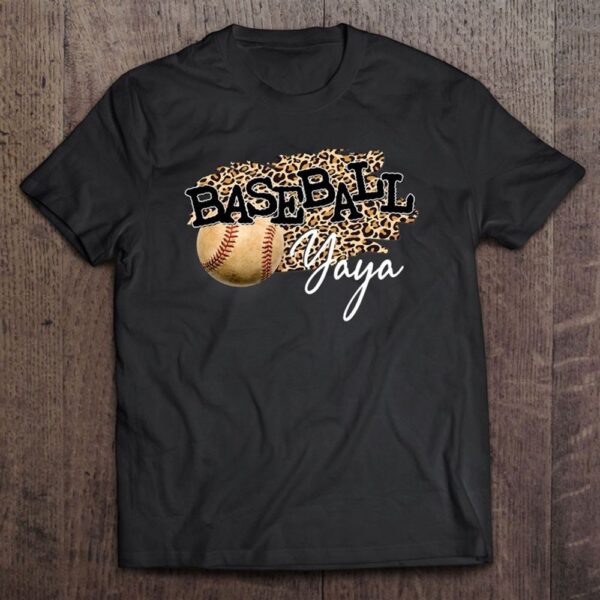 Baseball Yaya Leopard Mother’s Day T-Shirt, Mother’s Day Shirts, T Shirt For Mom