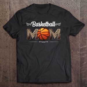 Basketball Mom Leopard Funny Ball Mom Mother’s…
