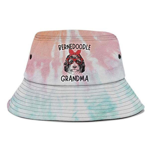 Bernedoodle Grandma Bernedoodle Dog Nana Mothers Day Bucket Hat, Mother Day Hat, Mother’s Day Gifts
