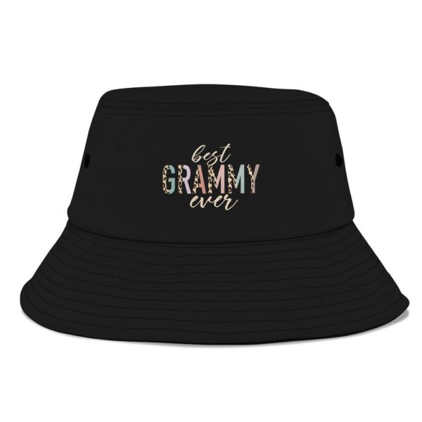 Best Grammy Ever Gifts Leopard Print Mothers Day Bucket Hat, Mother Day Hat, Mother’s Day Gifts