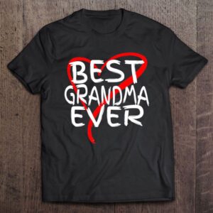 Best Grandma Ever Love Heart Mother’s Day…