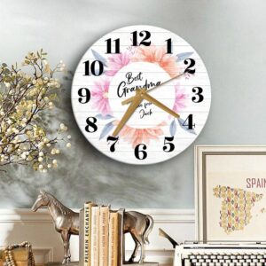 Best Grandma Floral Birthday Mother s Day Gift Personalised Wooden Clock Mother s Day Clock Mother s Day Gifts 2 unglx5.jpg