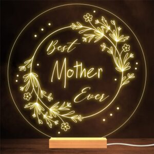 Best Mother Ever Line Art Wildflower Mother s Day Gift Night Light Mother s Day Lamp Mother s Day Led Lights 1 ts9ubm.jpg