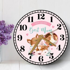 Best Mum Birthday Gift Deer Photo Personalised Wooden Clock Mother s Day Clock Custom Mothers Day Gifts 3 tv9yow.jpg