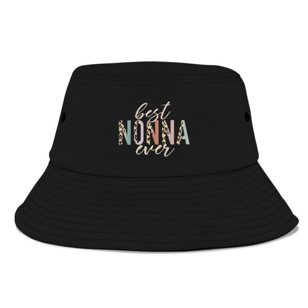 Best Nonna Ever Gifts Leopard Print Mothers Day Bucket Hat, Mother Day Hat, Mother’s Day Gifts