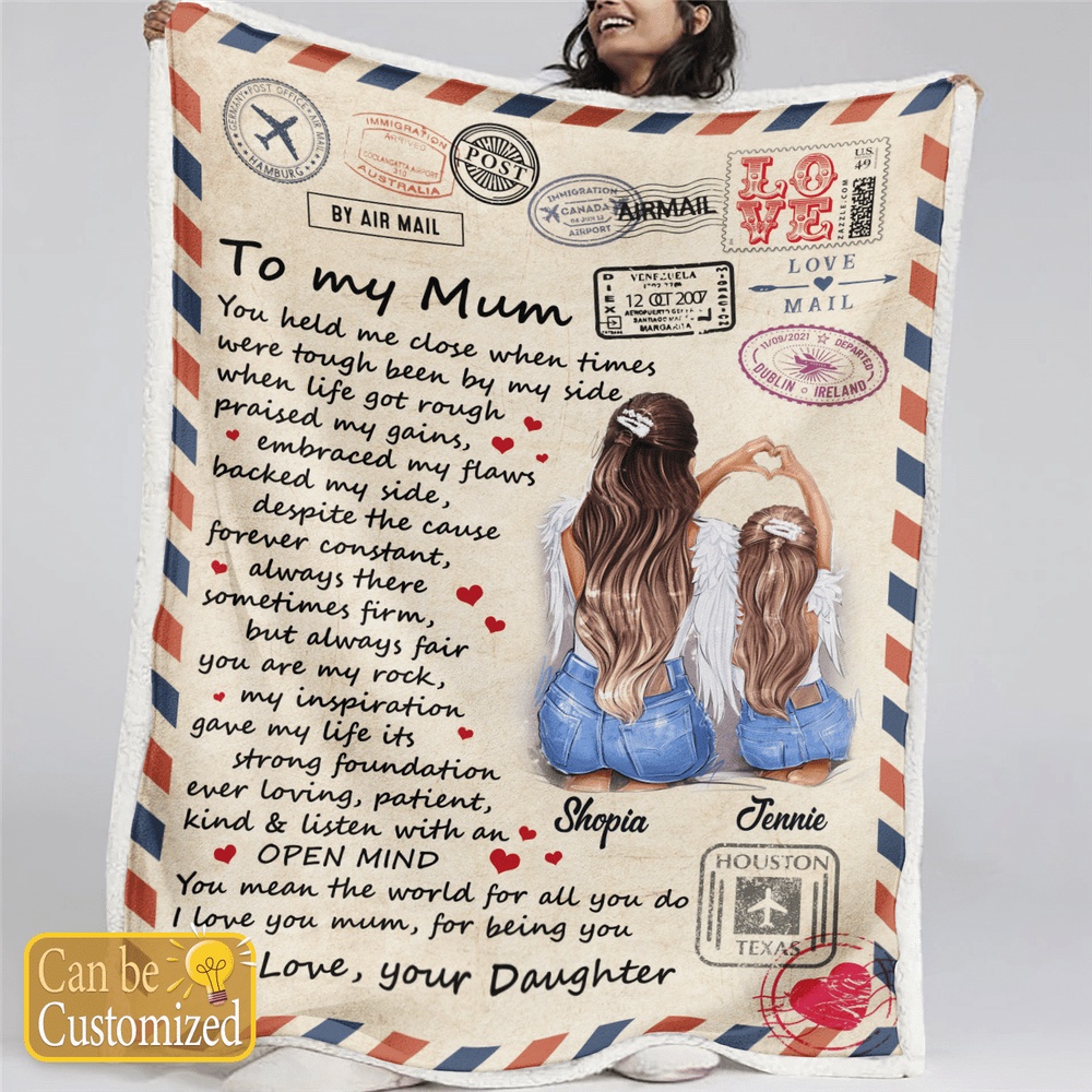 Blanket For Mom You Held Me Close When Times Custom Name Blanket, Blankets For Mothers Day Blanket For Mom You Held Me Close When Times Custom Name Blanket, Blankets For Mothers Day