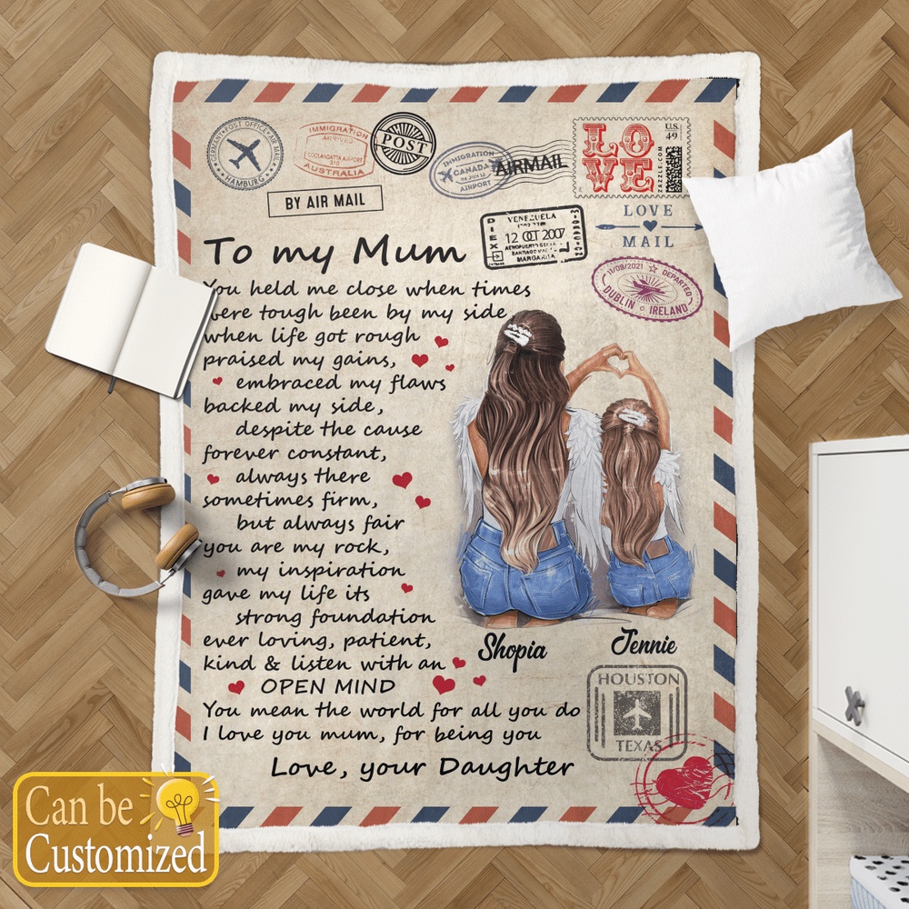 Blanket For Mom You Held Me Close When Times Custom Name Blanket, Blankets For Mothers Day Blanket For Mom You Held Me Close When Times Custom Name Blanket, Blankets For Mothers Day