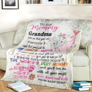 Blanket For New Mom Elephant I Can t Wait To Meet You Pink From Baby Blanket Blankets For Mothers Day 2 zpgaa4.jpg