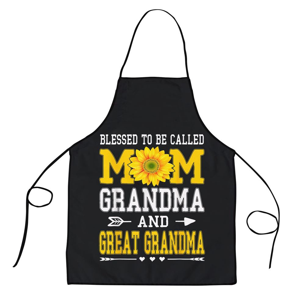 Blessed To Be Called Mom Grandma Great Grandma Mothers Day Apron, Aprons For Mother’s Day, Mother’s Day Gifts