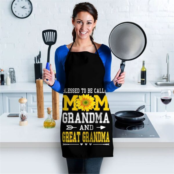 Blessed To Be Called Mom Grandma Great Grandma Mothers Day Apron, Aprons For Mother’s Day, Mother’s Day Gifts