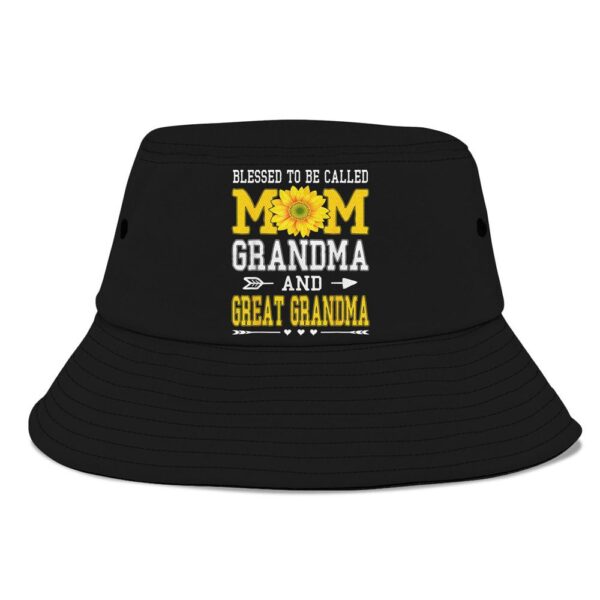 Blessed To Be Called Mom Grandma Great Grandma Mothers Day Bucket Hat, Mother Day Hat, Mother’s Day Gifts