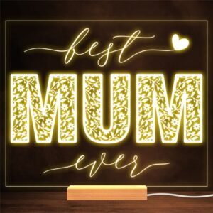 Bust Mum Ever Lettering Mother’s Day Gift…