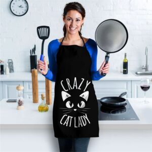 CRAZY CAT LADY Funny Fur Mom Mothers Day Christmas Birthday Apron Aprons For Mother s Day Mother s Day Gifts 2 zz0o3e.jpg