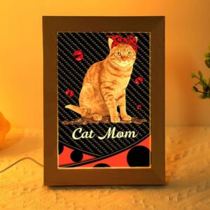 Cat Mom Red And Black Polka Dots Picture Frame Light Frame Lamp Mother s Day Gifts 2 olzwjk.jpg